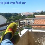 Putting My Feet up in Caparica