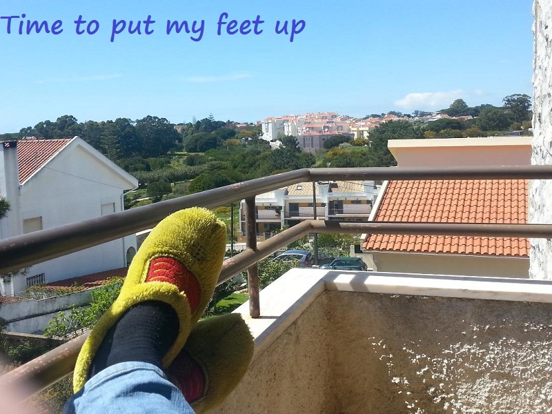 Putting My Feet up in Caparica