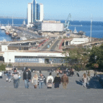 The Potemkin Stairs in Odessa Ukraine