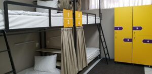 The Lockers at Hostel City Center in Chisinau are Nice and Big