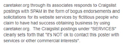 Does Caretaker.Org Spam Craigslist: Read my Caretaker Gazette Review and See What You Think