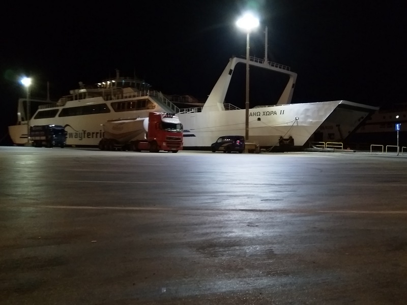 Early Morning Ferry From Igoumenitsa to Corfu