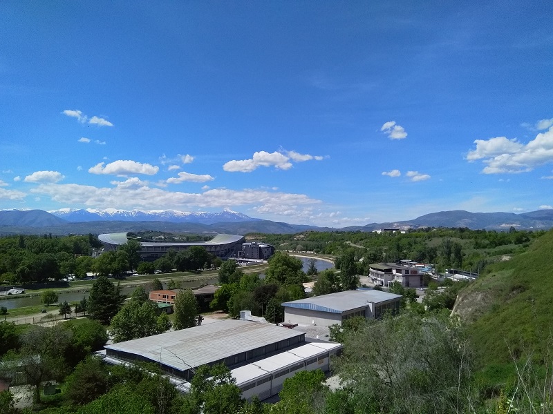 View of Toše Proeski Arena (Taken from Kale Fortress)
