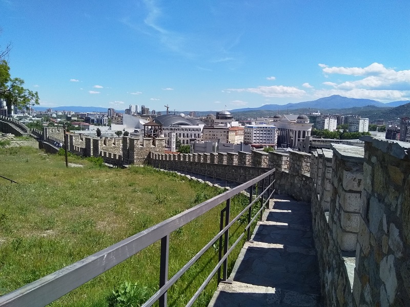 Inside Kale Fortress in Skopje, Macedonia