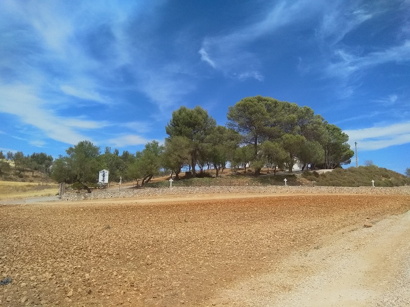 Approaching the Ermita de San Sebastián