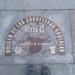 Kilometre 0 Marker in Madrid, Spain
