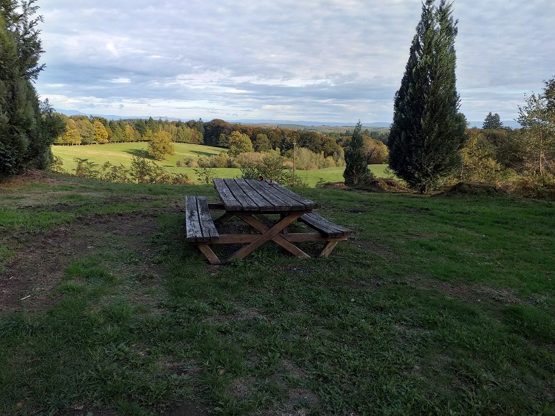 Picnic Bench at Penacorn Chapel (Neuvic)