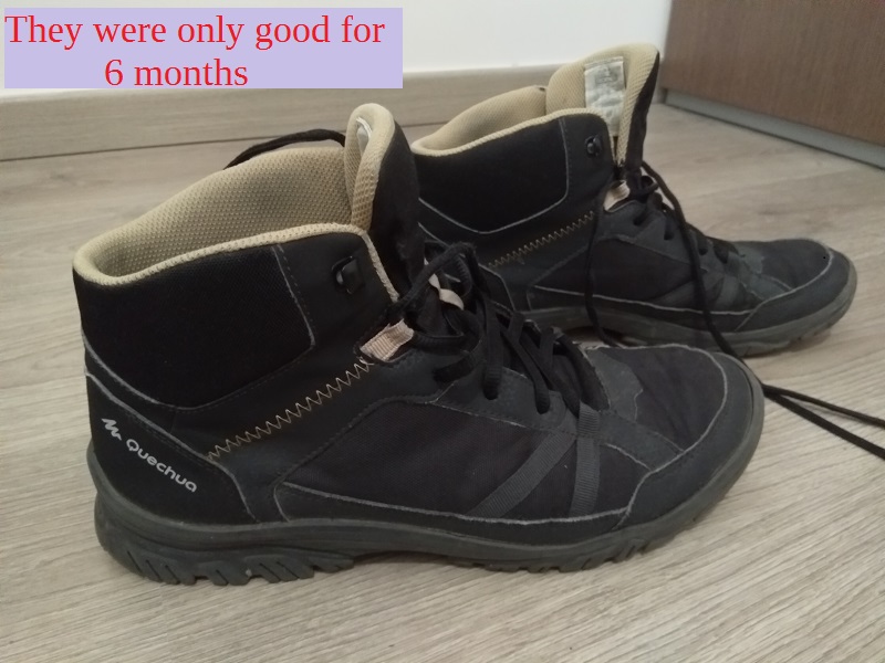 Quechua NH100 Hiking Boots Review (Cheap, but They Can't Go the Distance)