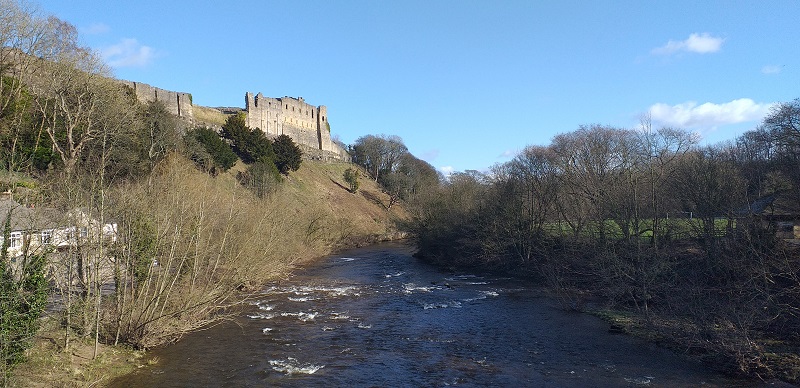 Richmond Castle and the River Swale