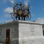 The Stockon Flyer (Train Sculpture at Stockton-on-Tees)