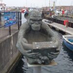 Monkey Statue at Hartlepool Marina