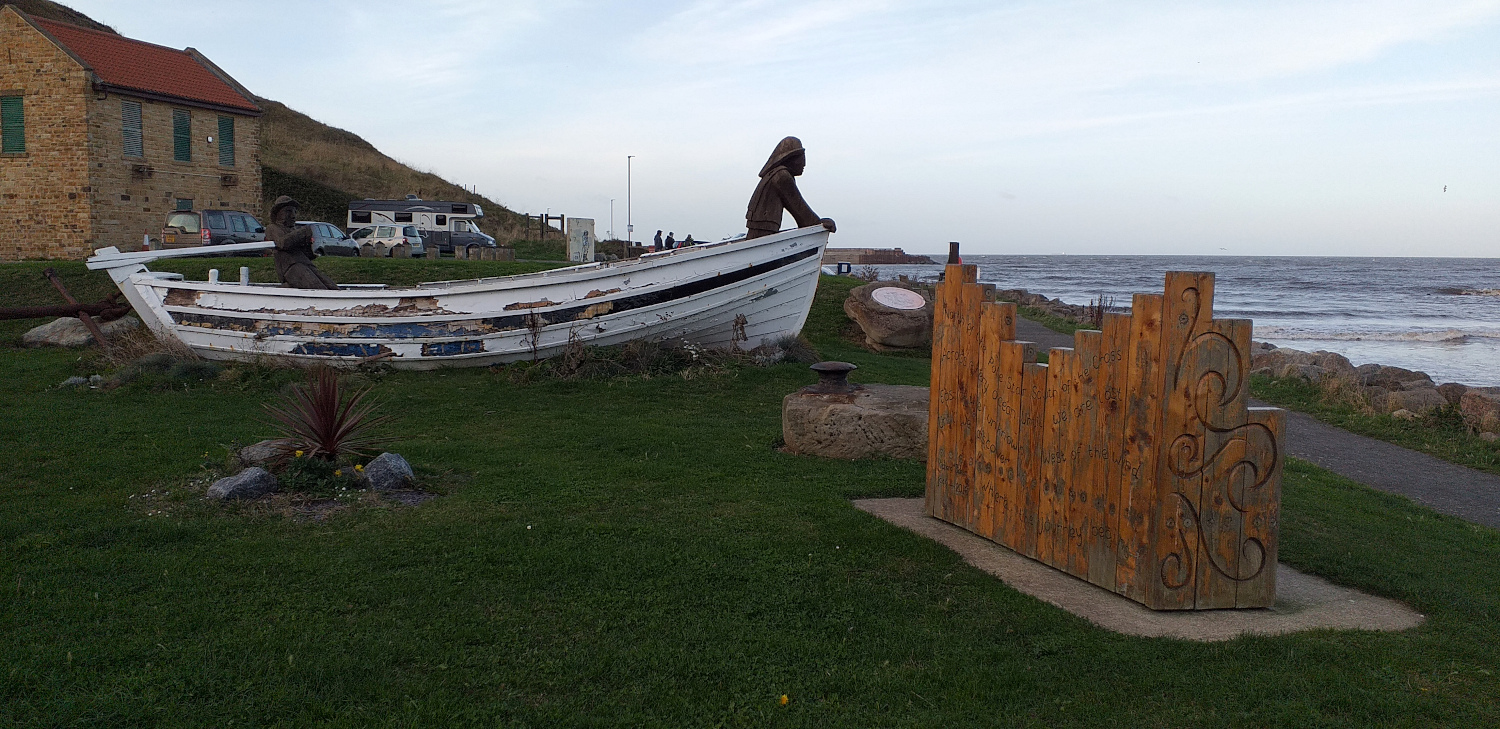 The Repus is a restored "coble" fishing boat.