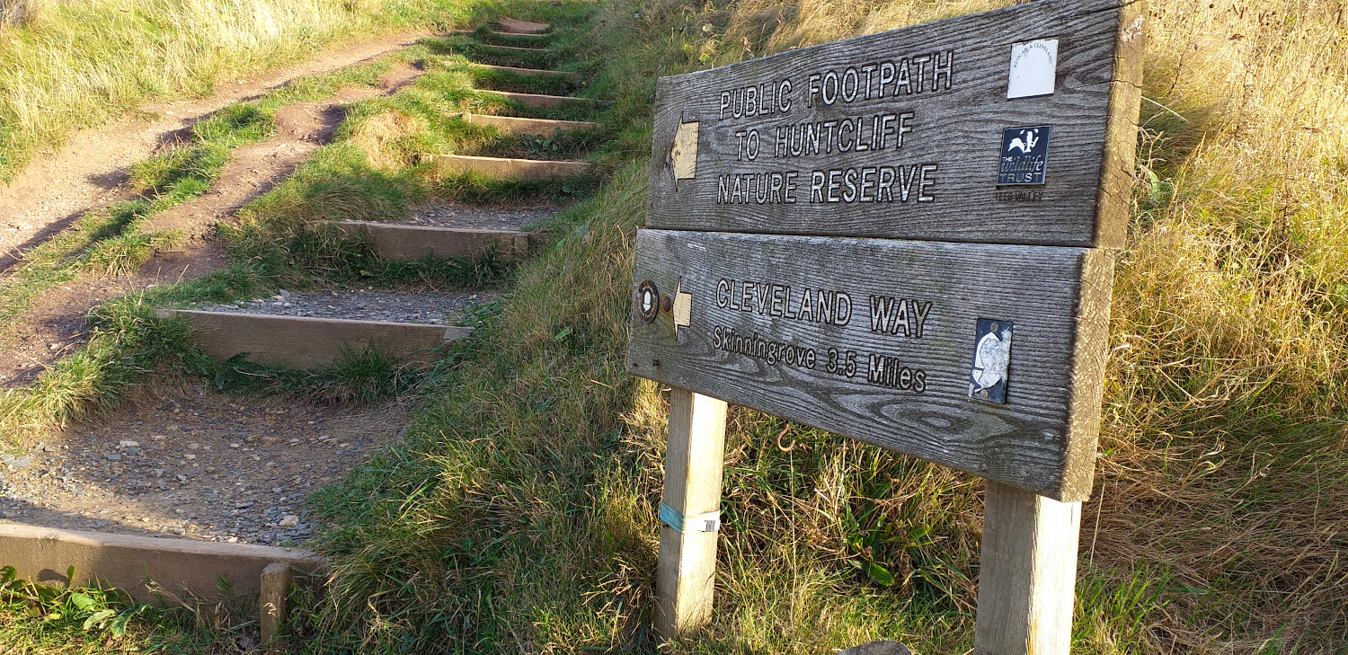 Cleveland Way Marker Sign