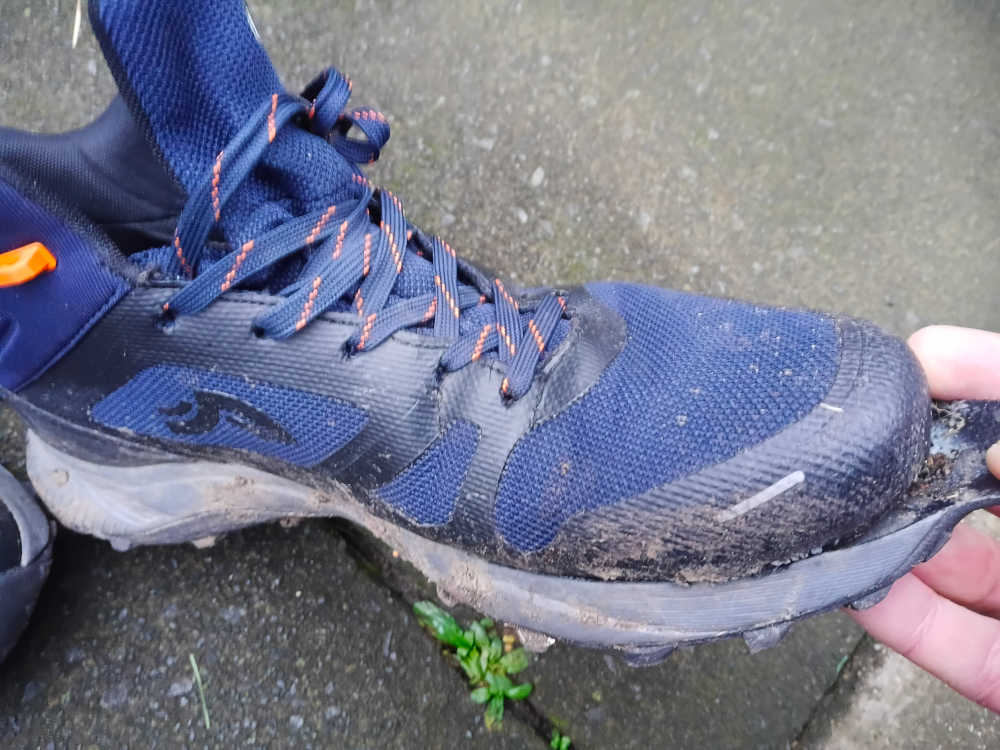 In less than two months, the soles of these Lidl Crivit Boots started to hang off